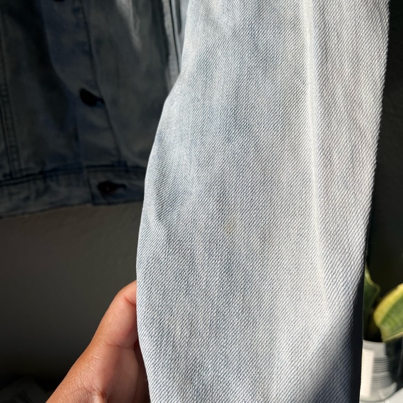 Free People Paisley Quilted Patchwork Denim Jean Jacket size M/L - Picture 4 of 14